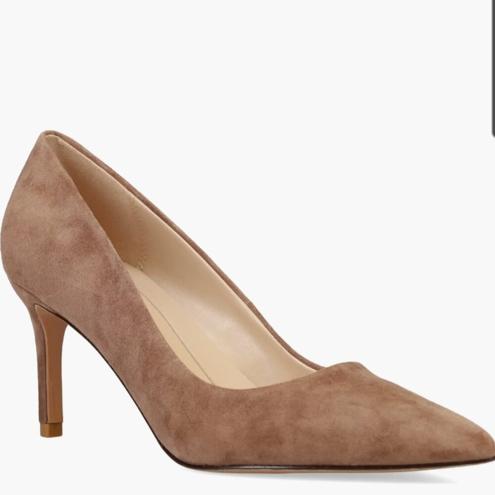 Antonio Melani | Saddle Tan Suede Pumps Heels 9.5, 2.5" heel